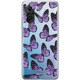 ERT GROUP mobiel telefoonhoesje voor Xiaomi MI 11i/ REDMI K40/K40 PRO/POCO F3/ F3 PRO origineel en officieel erkend Babaco patroon Butterflies 002, hoesje is gemaakt van TPU