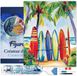 Figured'Art Diamond Painting set Volwassenen 40x50 cm met lijst Kleurrijke surfplanken