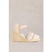 White Stuff Crochet Espadrille Wedge Ivoire Multi Taille: 7