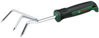 Bosch Garden tuinhak (handcultivator, voor het losmaken en beluchten van grond in bloembedden, robuust, roestvrij staal, softgrip-handgreep, ergonomisch)