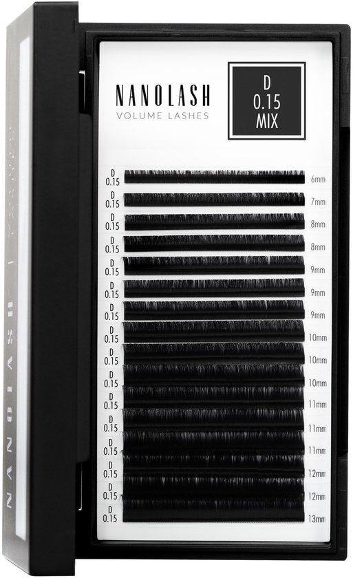 Nanolash Volume Lashes Nepwimpers - 0.15 D - 6-13mm
