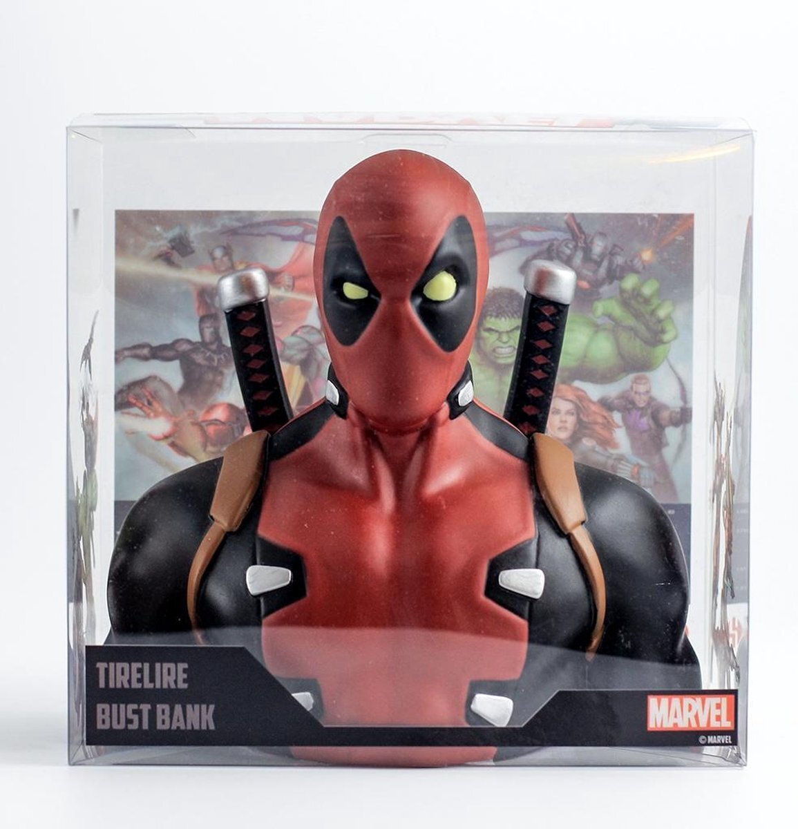 Marvel Deadpool money box bust 20cm