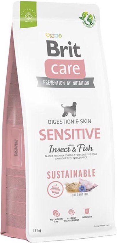 Brit Care Dog Sustainable Sensitive Vis - Hondenvoer - 12 kg