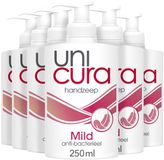 Unicura Antibacteriële Handzeep Mild - 6 x 250 ml