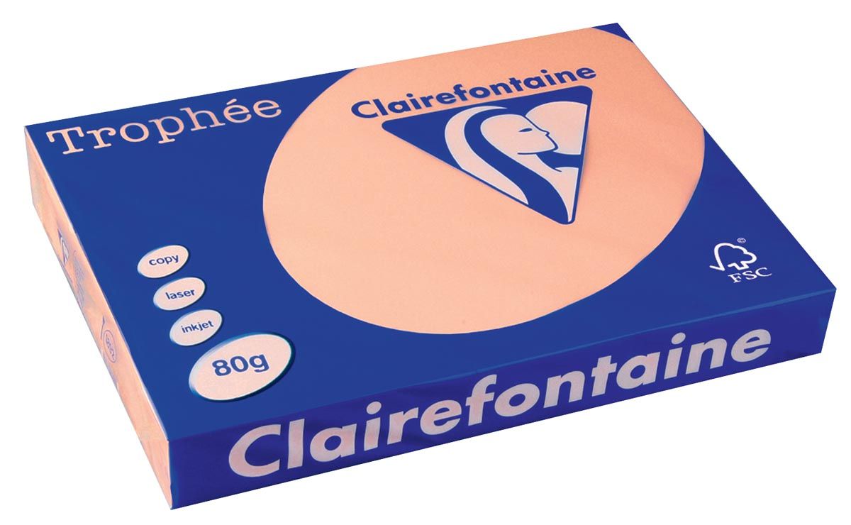 Clairefontaine Trophée Pastel A3 zalm 80 g 500 vel