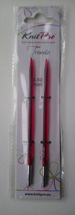 KnitPro Verwisselbare Rondbreinaalden trendz 3.50 mm Rood Kunststof