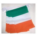 AZ FLAG Slinger Ierland 3 m 10 vlaggen Licht Polyester 21x15 cm