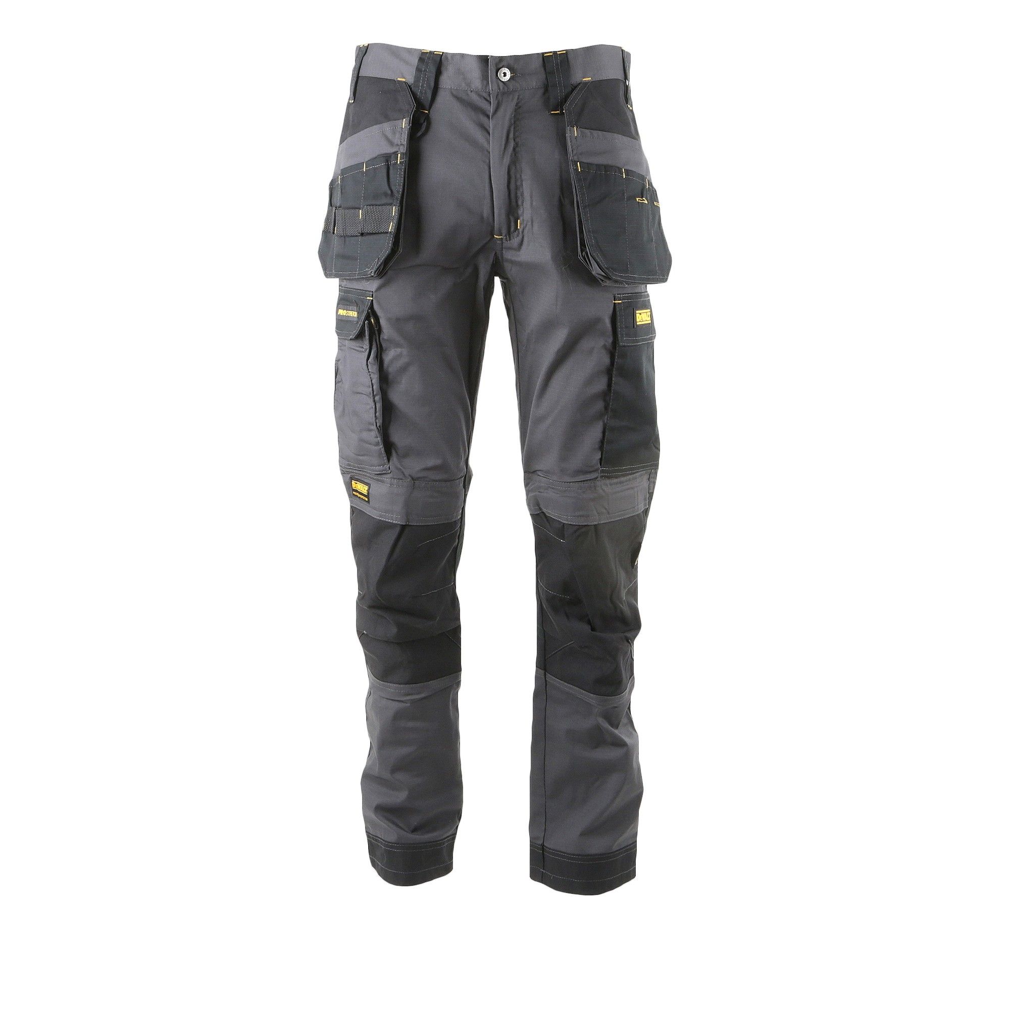 DeWalt Fairhaven Stretch Werkbroek L31 - Grijs/zwart - 32