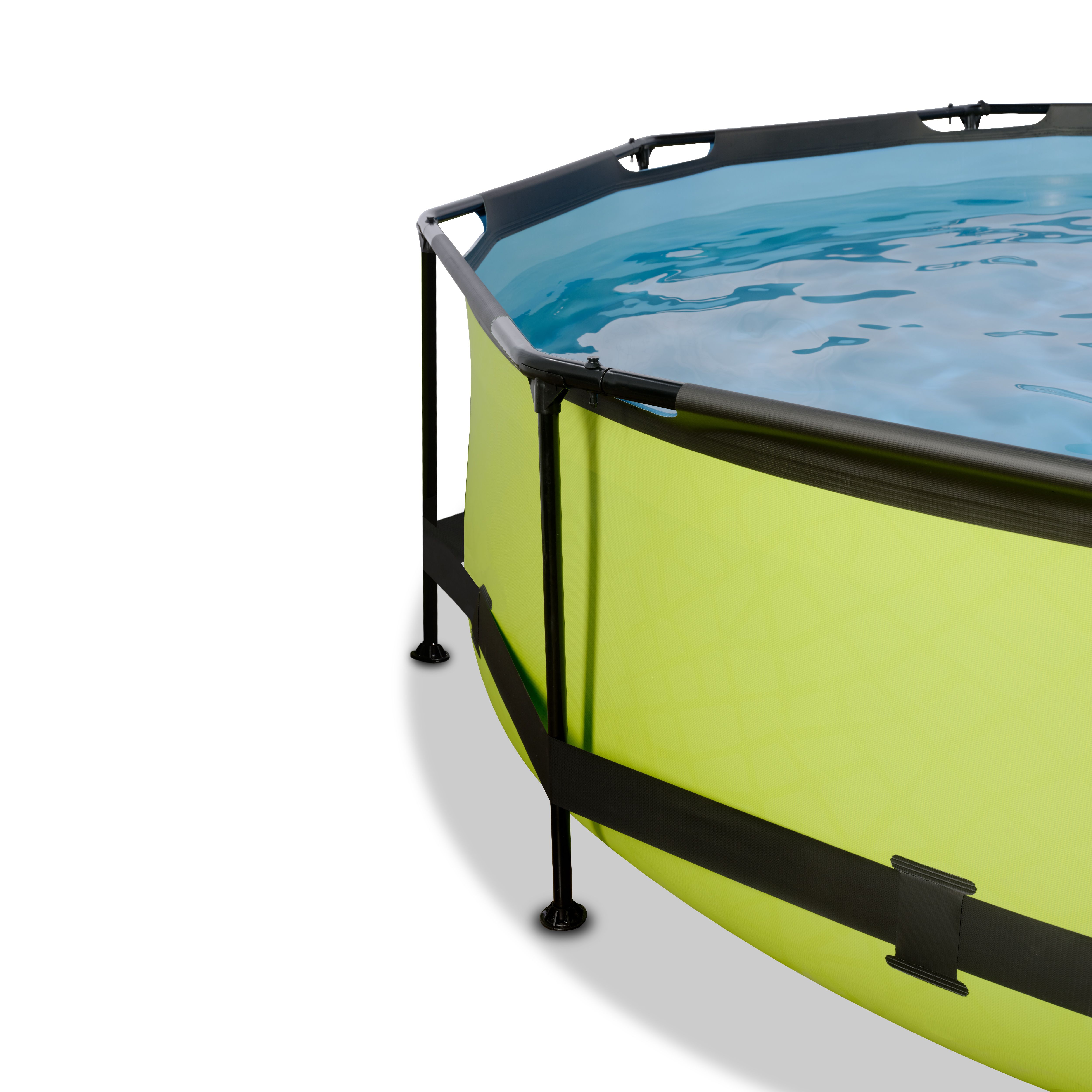 Exit Lime Zwembad ø360x76cm met filterpomp - groen