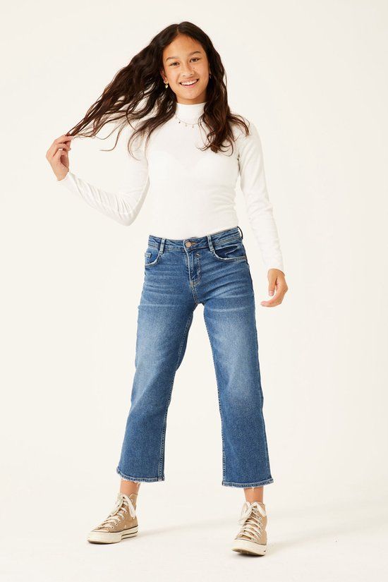 Garcia Mylah Meisjes Straight Fit Jeans Blauw