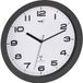 TFA Dostmann 60.3554.10 Wandklok Zendergestuurd 50 mm x 320 mm Antraciet Slepend uurwerk (geluidsloos)