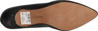 Clarks Dames Linvale Jerica Pumps, zwart leer, 39 EU