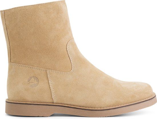 Travelin' Vivienne Dames - Enkellaarsjes - Suede - Zand