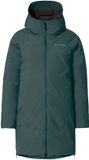 VAUDE Women's Mineo Coat IV Jas, Regenjas, Hardshell, Waterdicht, Winddicht, Met Capuchon, Dames, Herfst/Winter 2024, deep pond, Maat 42