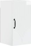 vidaXL - Badkamer wandkast HOORN Hoogglans Wit 30 x 31 x 59 cm