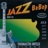 Jazz Thomastik-Infeld Jazz BeBop BB113 Elektrische Gitaar Snarenset Nikkel Roundwound Medium Light 13-53
