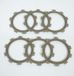 TRW Kit de 6 disques garnis d'embrayage pour moto Aprilia 125 RS 2003-2011 MCC552-6