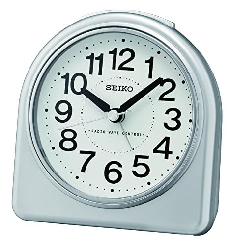 Seiko Wekker kunststof zilver QHR204S