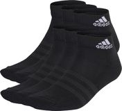 Adidas Sportswear Gevoerde Enkelsokken 6 Paar - Unisex - Zwart