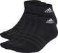 Adidas Sportswear Gevoerde Enkelsokken 6 Paar - Unisex - Zwart