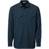 VAUDE Men's Rosemoor LS Shirt II Dark Sea Uni Polyester Lente/Zomer 2023