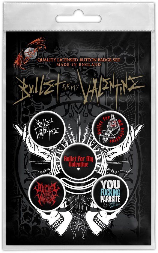 Bullet For My Valentine Logo Unisex Badge - meerkleurig - Standard