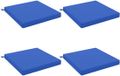 vidaXL - Zitkussens - SOEST - 4 stuks - 100% Polyester - Koninklijk Blauw