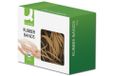 Q-CONNECT Elastiekje Bruin 2 mm Diameter 10 cm 100 g Doos Thailand