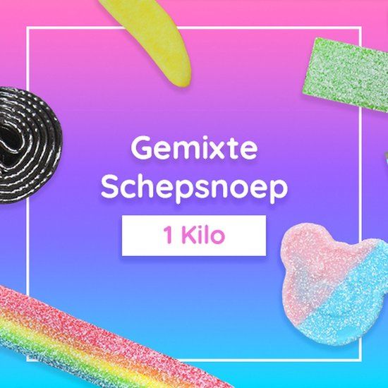 Mijn Snoepgoed Gemixte Snoepjes - 1 kg - Zoet & Zuur - Schepsnoep