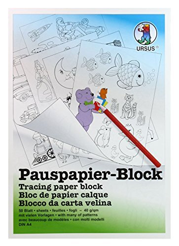 Ursus 7034600 Pauspier papier, A4, 5 vellen