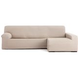 ECOMMERC3 Bankhoes voor chaise longue, lang hoekdeel rechts, zeer elastisch, bi-elastisch, effen, met schuimkussens en elastieken, geschikt voor rechts of links