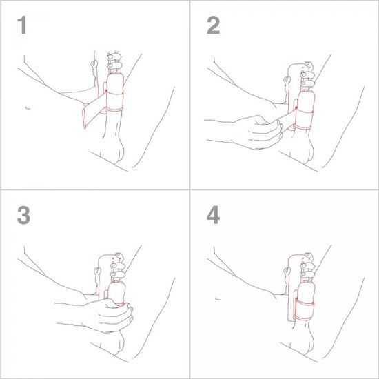 The Handy Masturbator - Zwart - 11 cm - Basis masturbator