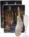 Decoris Champagne Glazen Kersthangers - Zilver - Glas - 4 stuks - 12,5 cm