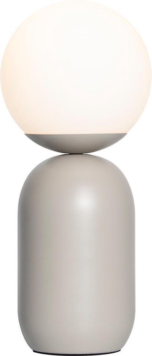 NORDLUX Notti Tafellamp - 35 cm - Mat Metaal - Grijs