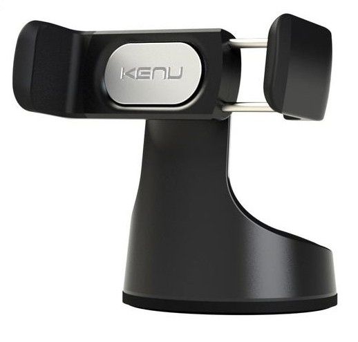Kenu Airbase Pro - Passive Car Phone Holder - Black/Silver