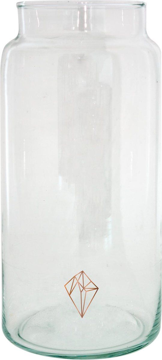 TAK Design Vaas Diamond L - Ø10 x 18 cm - Koper