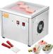VEVOR Gefrituurde Ijsrollermachine, 28 x 24 x 2 cm Pan voor Het Frituren Van Ijs, Ijsmachine met Compressor En 2 Schrapers, voor Het Maken Van Ijs, Bevroren Yoghurt En Ijsrolletjes