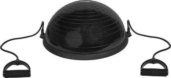 VirtuFit Balansbord - Balanstrainer Pro - Blauw - met Fitness Elastieken en Pomp