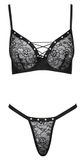 Cottelli LINGERIE BH SET BL 80c/m Zwart