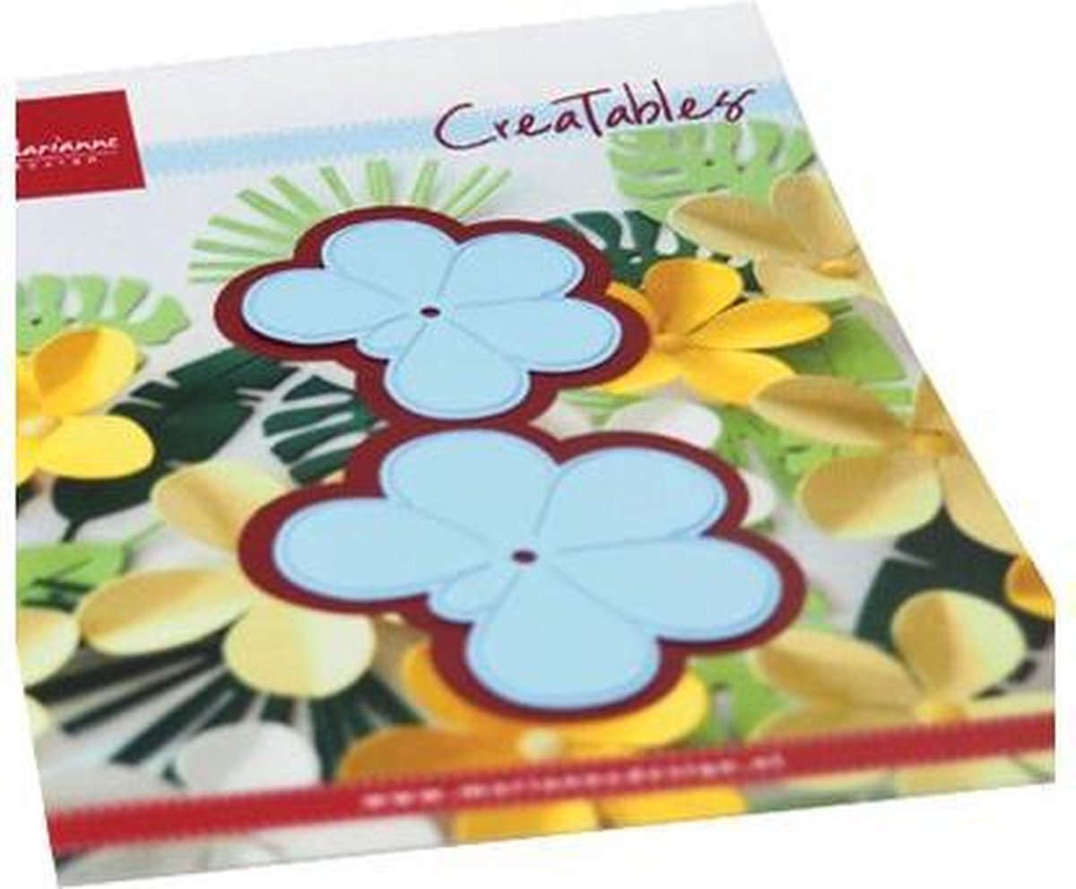 Marianne Design Creatables snij- embosstencil Plumeria bloem