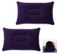 Unyqoos® Set de deux coussins gonflables pour voyage et activités de plein air