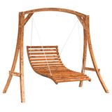 VidaXL 3200615 Balançoire couverte en bois