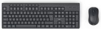 Hama WKM-200 toetsenbord Inclusief muis Thuis/Werk RF Draadloos QWERTZ Duits Zwart
