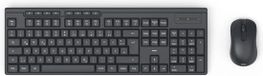 Hama WKM-200 toetsenbord Inclusief muis Thuis/Werk RF Draadloos QWERTZ Duits Zwart