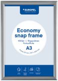 Europel Economy Kliklijst – Posterlijst – A3 – 42 x 29,7 cm – 25mm – Aluminium – Zilver