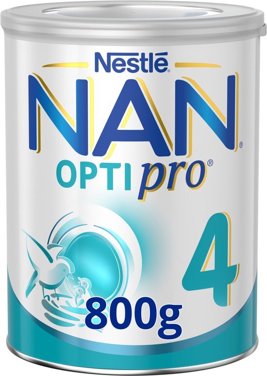 Nestl&#233; NAN OptiPro 4 - Groeimelk voor Baby&#39;s vanaf 2 jaar - Voedzame Formule met Essenti&#235;le Nutri&#235;nten - 1 x 800g