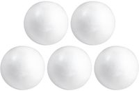 Merkloos Piepschuim bollen/ballen - 50x - D10 cm - wit