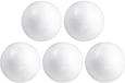 Merkloos Piepschuim bollen/ballen - 50x - D10 cm - wit