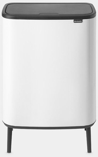 Brabantia Bo Touch Bin Hi - 60 Liter (2 x 30 Liter) - White