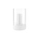 Blomus Calma Bougeoir Verre, Plastique Blanc